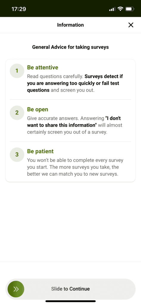 screenshot of five dollars cash app