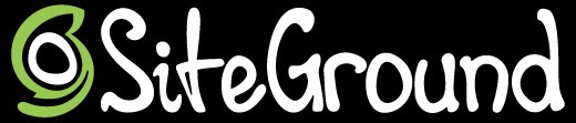site ground logo with dark background